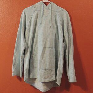 Calvin Klein Hoodie Woman X Large Blue Warm Long Sleeve Pullover Hoodie